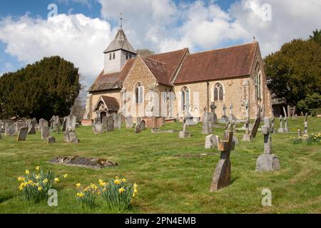 Église Saint-Marys et Toussaint, Dunsfold, Chiddingfold, Godalming, Surrey Banque D'Images