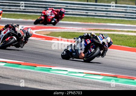 Texas, États-Unis. 16th avril 2023. Raul Fernandez #25 avec RNF Racing en action au Grand Prix Red Bull au circuit of the Americas of the Americas à Austin Texas. Robert Backman/CSM/Alamy Live News Banque D'Images