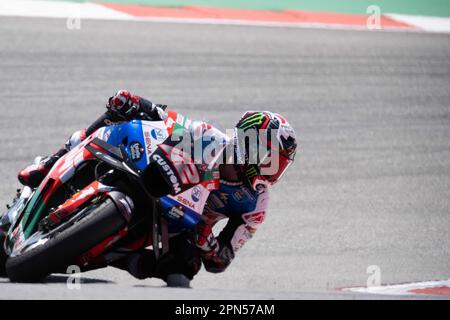 Les Amériques. 16th avril 2023. Alex Rins (42) avec le LCR Honda Castrol en action au Grand Prix Red Bull des Amériques, circuit of the Americas. Austin, Texas. Mario Cantu/CSM/Alamy Live News Banque D'Images