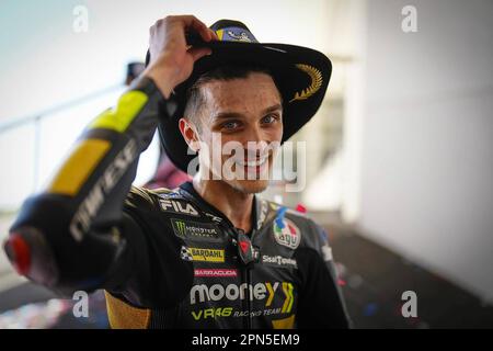 Austin, États-Unis. 16th avril 2023. Courses de MotoGP Red Bull Grand Prix de Las Americas au circuit Las Americas, Austin, Texas, 16 avril 2023 en photo: Luca Marini Carreras del Gran Premio de Las Americas en el Circuito de Las Americas, Austin, Texas. 16 de Abril de 2023 POOL/ MotoGP.com/Cordon les images de presse seront à usage éditorial uniquement. Crédit obligatoire: © motogp.com crédit: CORMON PRESSE/Alay Live News Banque D'Images