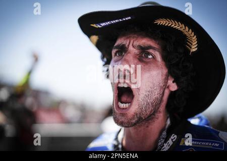 Austin, États-Unis. 16th avril 2023. Courses de MotoGP Red Bull Grand Prix de Las Americas au circuit Las Americas, Austin, Texas, 16 avril 2023 en photo: Alex Rins Carreras del Gran Premio de Las Americas en el Circuito de Las Americas, Austin, Texas. 16 de Abril de 2023 POOL/ MotoGP.com/Cordon les images de presse seront à usage éditorial uniquement. Crédit obligatoire: © motogp.com crédit: CORMON PRESSE/Alay Live News Banque D'Images