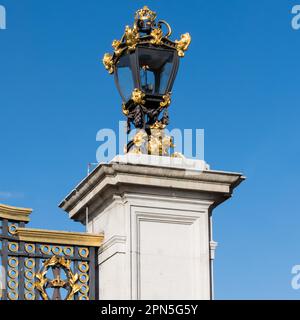 Lampe ornée à la porte du Canada de Londres Banque D'Images