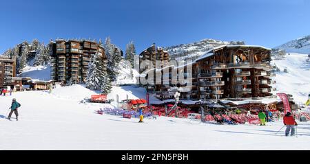 Avoriaz, haute-Savoie, France Banque D'Images