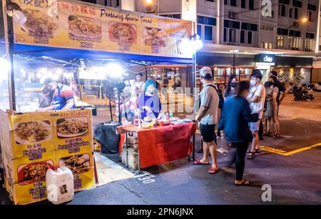 Kota Kinabalu villes front de mer et rue Gaya, Sabah Bornéo Malaisie Banque D'Images