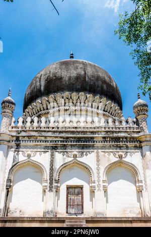 Mausolée des commandants, tombes Qutub Shahi, Hyderabad, Telangana, Inde, Asie Banque D'Images