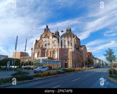 NUREMBERG, ALLEMAGNE – 22 NOVEMBRE 2022 : ancien bâtiment de l'opéra de Nuremberg Banque D'Images