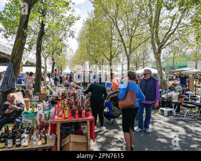 Italie, Borgo d'Ale, foire des antiquités Banque D'Images