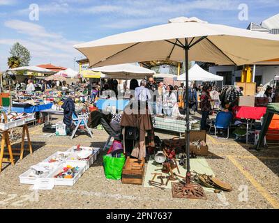 Italie, Borgo d'Ale, foire des antiquités Banque D'Images