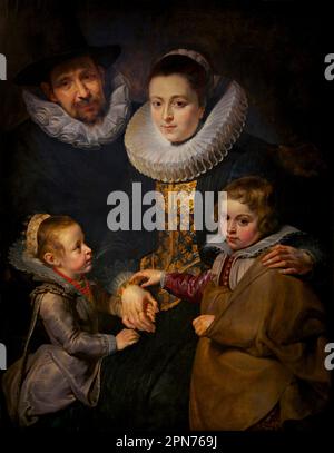 Famille de Jan Brueghel The Elder, vers 1613-15, Peter Paul Rubens, Courtauld Gallery, Londres, Angleterre, Royaume-Uni, Banque D'Images