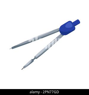 Séparateur bleu pour une illustration de vecteur de géométrie ou de classe mathématique Illustration de Vecteur