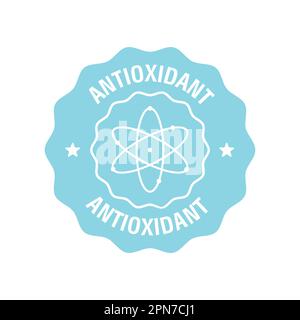 Illustration vectorielle de modèle de logo antioxydant Illustration de Vecteur