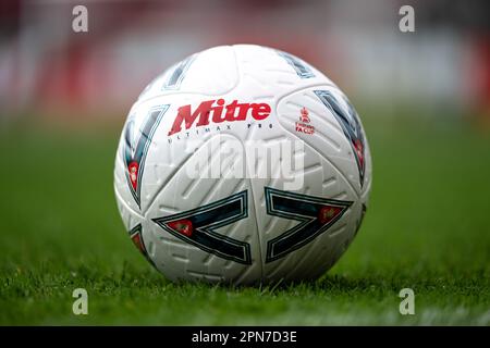 Mitre Pro Delta FA Cup ball Banque D'Images