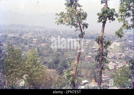 Le village de Pokhara est situé dans le tehsil de Chaubatakhal, dans le district de Garhwal, à Uttarakhand, en Inde. Banque D'Images