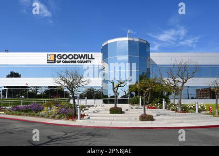 TUSTIN, CALIFORNIE - 16 avril 2023 : le Tierney Center for Veteran Services, Goodwill of Orange County, un point d'accès central pour les locaux instables et h Banque D'Images
