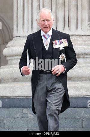 Londres, Royaume-Uni 3rd juin, 2022 : Charles, Prince de Galles assiste à un service de Thanksgiving pour la reine Elizabeth II de HRH pour célébrer son Jubilé de platine à la cathédrale St Paul à Londres. Credit: James Boardman / Alamy Live News Banque D'Images