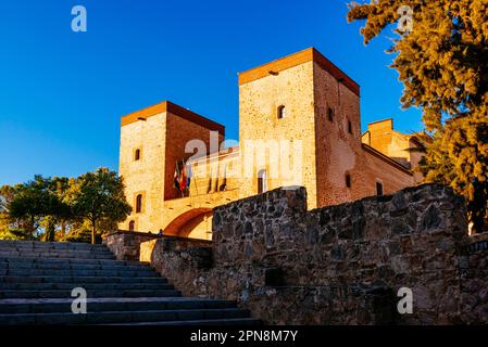 Palais des comtes de la Roca ou des ducs de Feria, intramural de la citadelle. Badajoz, Estrémadure, Espagne, Europe Banque D'Images