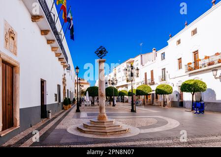 Palacio de los Duques de Cadaval, Palais municipal. Hôtel de ville d'Olivenza. Olivenza, Badajoz, Estrémadure, Espagne, Europe Banque D'Images