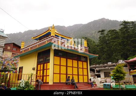 Manali Himalaya Himachal Pradesh temple Hadimba Monastère Banque D'Images