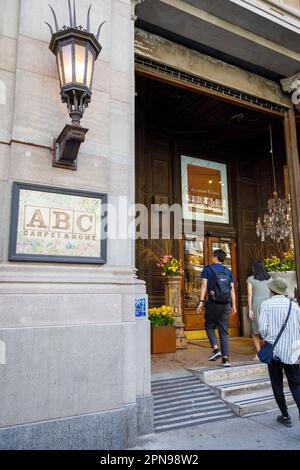 ABC Carpet & Home, Ladies' Mile District, Broadway, New York City. Banque D'Images