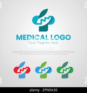 Modèle de conception du logo Health Care Illustration de Vecteur