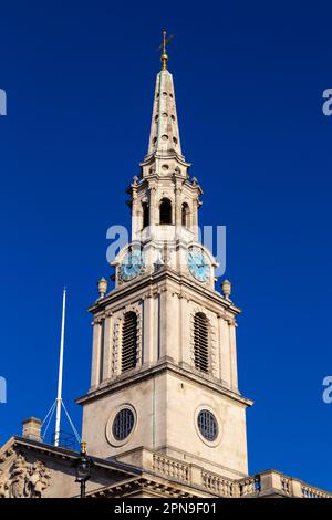 Église Saint-Martin-in-the-Fields à Trafalgar Square, Londres, Royaume-Uni Banque D'Images