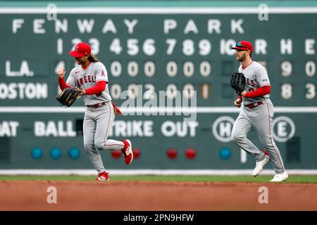 Los Angeles Angels' Jake Lamb follows through in a baseball game against  the Seattle Mariners Tuesday, April 4, 2023, in Seattle. (AP Photo/Lindsey  Wasson Stock Photo - Alamy