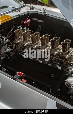 Compartiment moteur Ferrari 250GT Banque D'Images