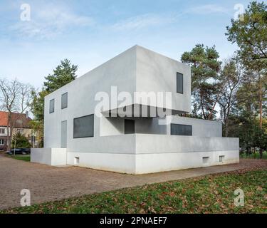 Bauhaus Masterss' Houses, Gropius House, Bauhaus Dessau, Dessau-Rosslau, Saxe-Anhalt, Allemagne Banque D'Images