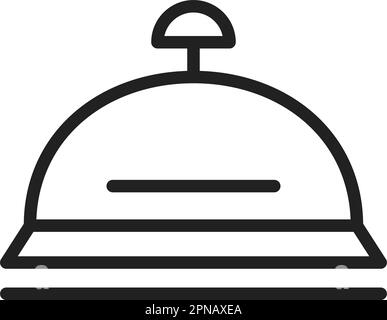 Image vectorielle d'icône de sonnerie de bureau. Adapté aux applications mobiles, aux applications Web et aux supports d'impression. Illustration de Vecteur