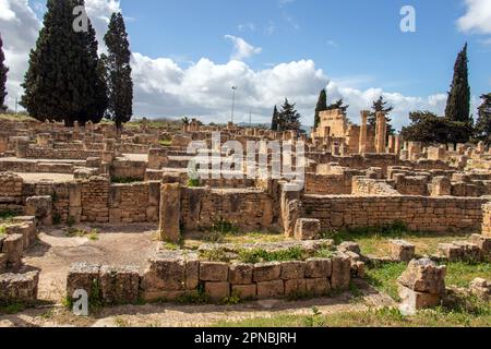 Utica, une ancienne ville phénicienne et carthaginienne en Tunisie Banque D'Images