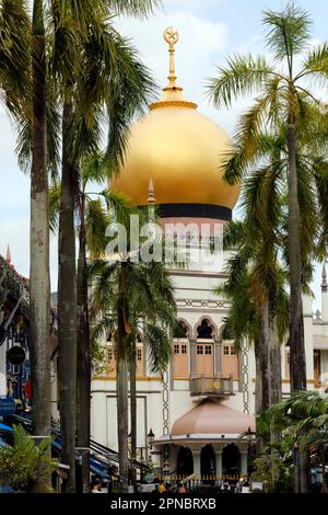 La mosquée du Sultan, ou le sultan de Masjid. Singapour. Banque D'Images