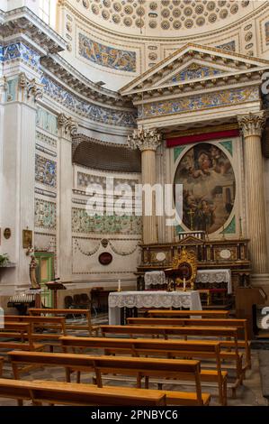 Le village de Scicli, via Mormina Penna, San Michele Arcangelo, province de Ragusa, Sicile, Italie, Europe; site du patrimoine mondial de l'UNESCO Banque D'Images