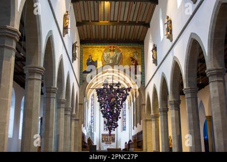 Intérieur de Liebfrauenkirche Ravensburg est une ville allemande avec de nombreuses attractions historiques Banque D'Images