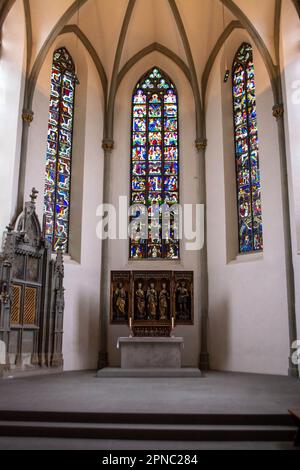 Intérieur de Liebfrauenkirche Ravensburg est une ville allemande avec de nombreuses attractions historiques Banque D'Images