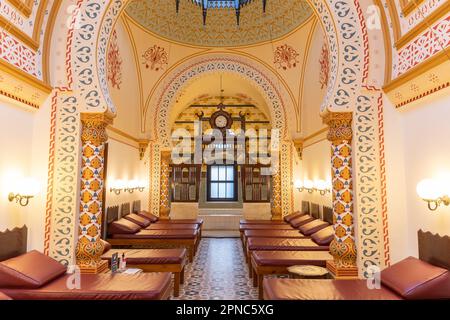Intérieur des bains turcs de Harrogate le 17th octobre 2022 à Harrogate, Yorkshire, Angleterre. Crédit : nouvelles SMP Banque D'Images