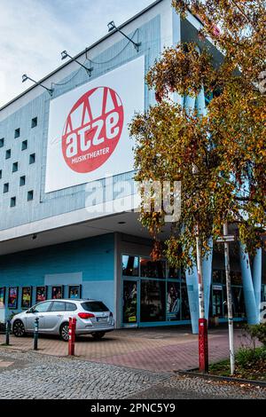 The Atze Musiktheater, Luxemburg Strasse 20, Wedding, Mitte, Berlin. Théâtre de musique pour enfants il a été fondé en 1985 comme un groupe de rock pour les enfants W Banque D'Images