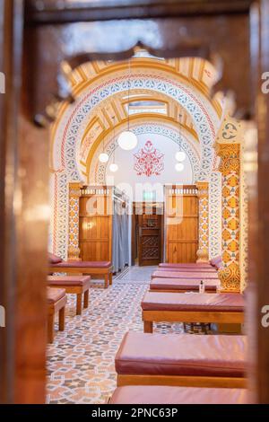 Intérieur des bains turcs de Harrogate le 17th octobre 2022 à Harrogate, Yorkshire, Angleterre. Crédit : nouvelles SMP Banque D'Images