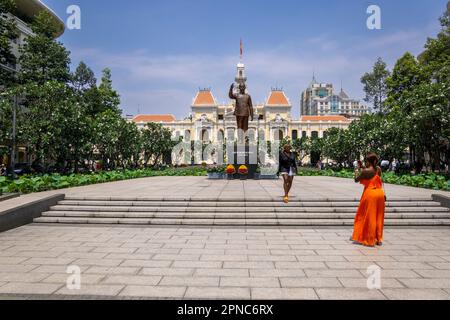 Matériel militaire américain à la vue de la guerre du Vietnam, musée à Ho Chi Minh ville. Banque D'Images