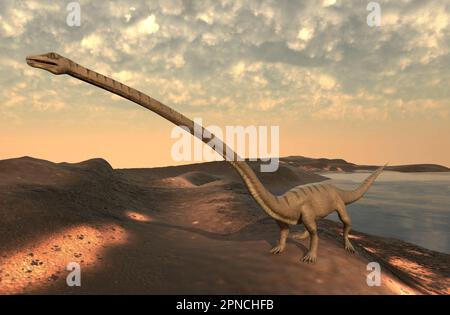 Tanystrophée (trias) Banque D'Images