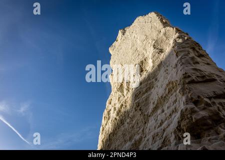 Vue sur les falaises de Botany Bay le 6th octobre 2022 à Broadlairs, Kent, Angleterre. Crédit : nouvelles SMP Banque D'Images