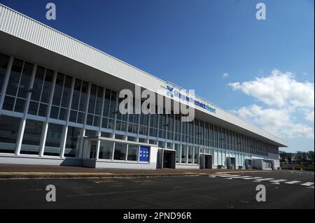 Aéroport de Glasgow Prestwick, 18/04/23. Banque D'Images