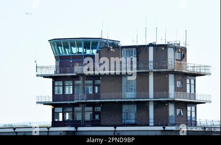 Aéroport de Glasgow Prestwick, 18/04/23. Banque D'Images