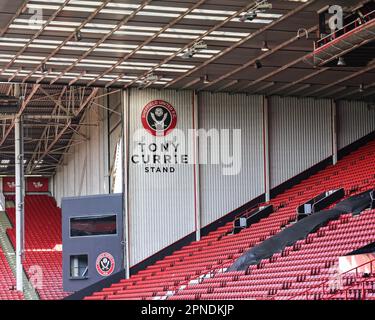 Sheffield, Royaume-Uni. 18th avril 2023. Une vue du Tony Currie Stand pendant le match de championnat Sky Bet Sheffield United contre Bristol City à Bramall Lane, Sheffield, Royaume-Uni, 18th avril 2023 (photo de Mark Cosgrove/News Images) à Sheffield, Royaume-Uni le 4/18/2023. (Photo de Mark Cosgrove/News Images/Sipa USA) crédit: SIPA USA/Alay Live News Banque D'Images