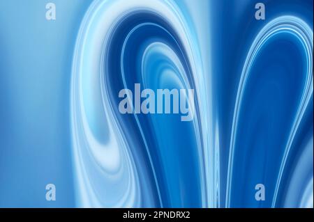 Résumé fond ondulé bleu Banque D'Images