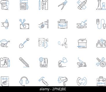 Collection d'icônes de la gamme de développement durable. Vert, renouvelable, compostage, recyclage, conservation, Écologique, vecteur de biodiversité et Illustration de Vecteur