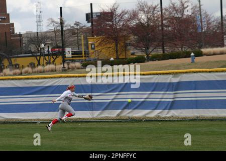 Bradley (Braves) contre Northern Illinois (Huskies) à St. Louis Billikens Field à St, Louis, Missouri, États-Unis. Banque D'Images