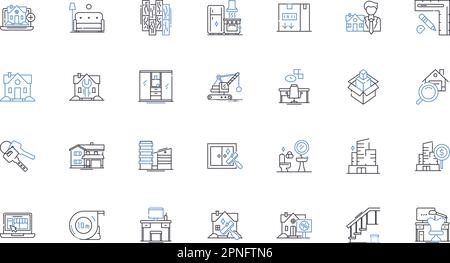 Collection d'icônes de ligne personnelle. Croissance, réflexion personnelle, identité, amélioration, ambition, Confiance, vecteur d'autonomisation et illustration linéaire Illustration de Vecteur