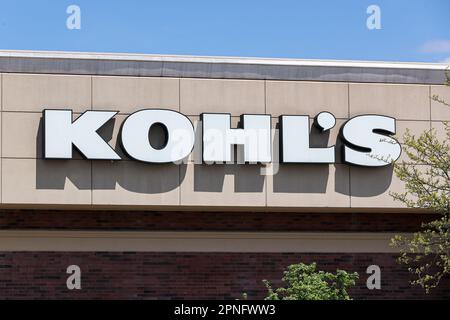 Harrisburg, États-Unis. 18th avril 2023. Vue extérieure du magasin Kohl au Paxton Towne Centre près de Harrisburg. Crédit : SOPA Images Limited/Alamy Live News Banque D'Images