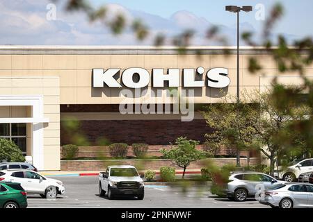 Harrisburg, États-Unis. 18th avril 2023. Vue extérieure du magasin Kohl au Paxton Towne Centre près de Harrisburg. Crédit : SOPA Images Limited/Alamy Live News Banque D'Images