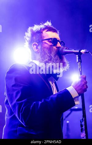 MILAN, ITALIE - AVRIL 18 : Mark Oliver Everett aka M. E of EELS se produit à Alcatraz Milan sur 18 avril 2023 à Milan, Italie. (Photo de Roberto Finizio/NurPhoto) Banque D'Images